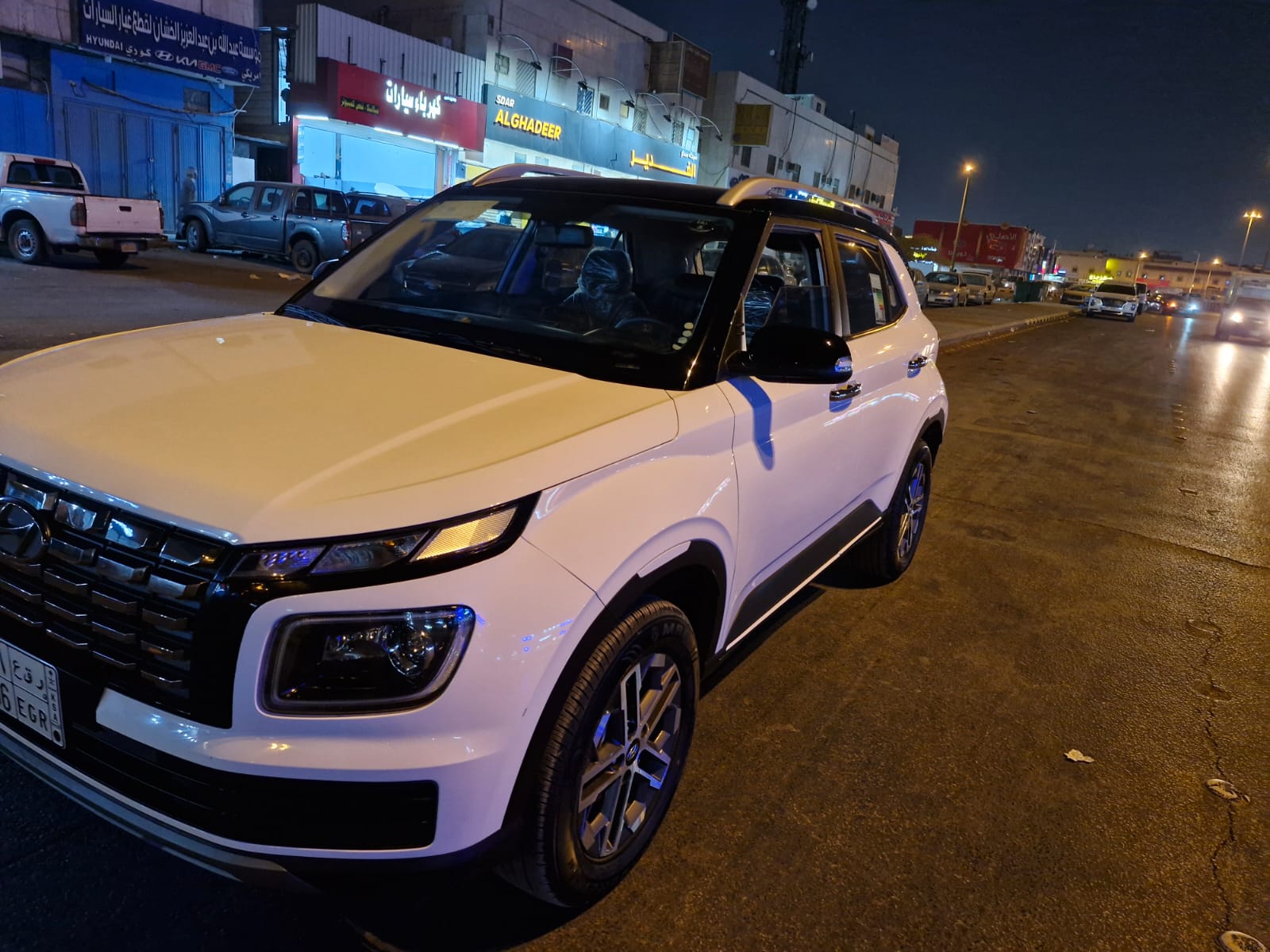 Hyundai Venue 2024 لدى ركن الصفاء في الرياض